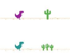 2-Player Dino Run