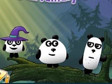 3 Pandas in Fantasy Online