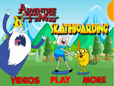 Adventure Time Skateboarding Online