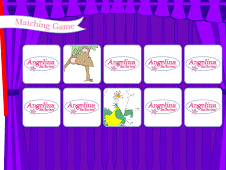 Angelina Ballerina Matching Game Online