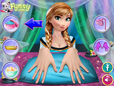 Anna Frozen Manicure