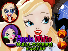 Apple White Halloween Makeup