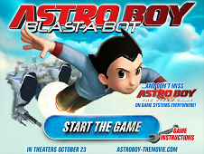 Astro Boy Blast a Bot Online