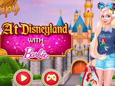 At Disneyland with Barbie Online