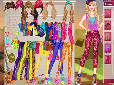 Barbie Camping Princess Dress Up