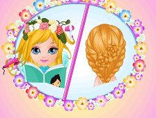 Baby Barbie Flower Braids