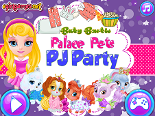 Baby Barbie Palace Pets PJ Party Online
