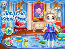 Baby Elsa School Prep
