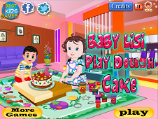 Baby Lisi Play Dough Cake