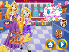 Baby Rapunzel and Mom Shopping
