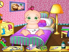 Baby Rosy Flu Problem
