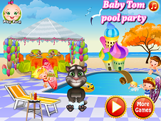 Baby Tom Pool Party