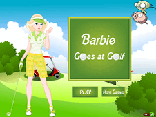 Barbie Goes At Golf
