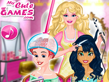 Barbie Princess Hair Salon