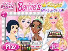 royal barbie games