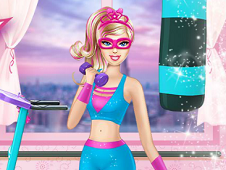 Barbie Superhero Gym Workout