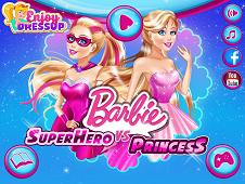 Barbie Superhero vs Princess