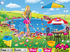 Barbie Swimming Pool Cleaning  Online