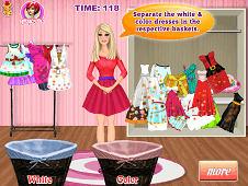 Barbie Washing Clothes