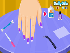 Broken Nails Manicure