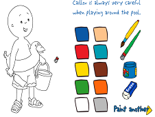 Caillou Coloring Online