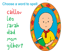 Caillou Spelling