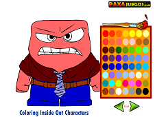 Coloring Inside Out Characters