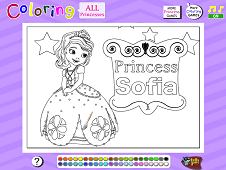 Coloring Princess Sofia