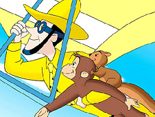 Curious George Sliding Puzzle Online