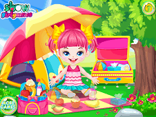 Cute Baby Picnic