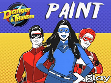 Danger and Thunder Coloring Online