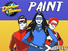 Danger and Thunder Coloring