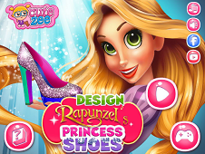 Design Rapunzel Princess Shoes