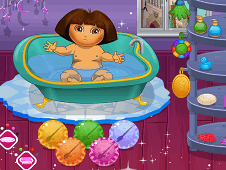 Dora Bathing