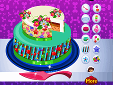Dora Delicious Cake Decor