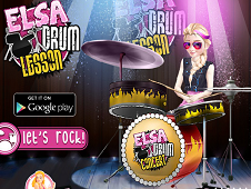 Elsa Drum Lesson