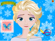 Elsa Face Painting