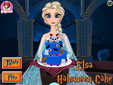 Elsa Halloween Cake