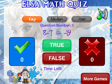Elsa Math Quiz