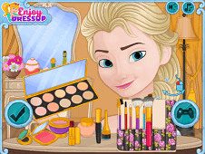 Elsa Now and Then Makeup