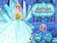elsa wedding games