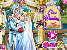 Elsa Wedding Kiss