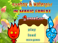 Fireboy and Watergirl in Magic Forest