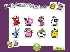 Fluffy Garden Pairs Game Online