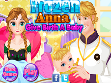 Frozen Anna Give birth to a Baby