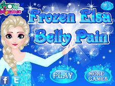 Frozen Elsa Belly Pain