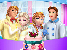 Frozen Family Cooking Wedding Cake