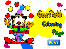 Garfield Coloring Page Online