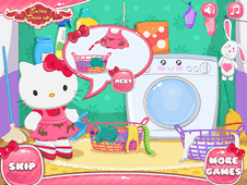 Hello Kitty Laundry Day 