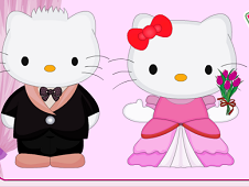 Hello Kitty Wedding Kissing Online